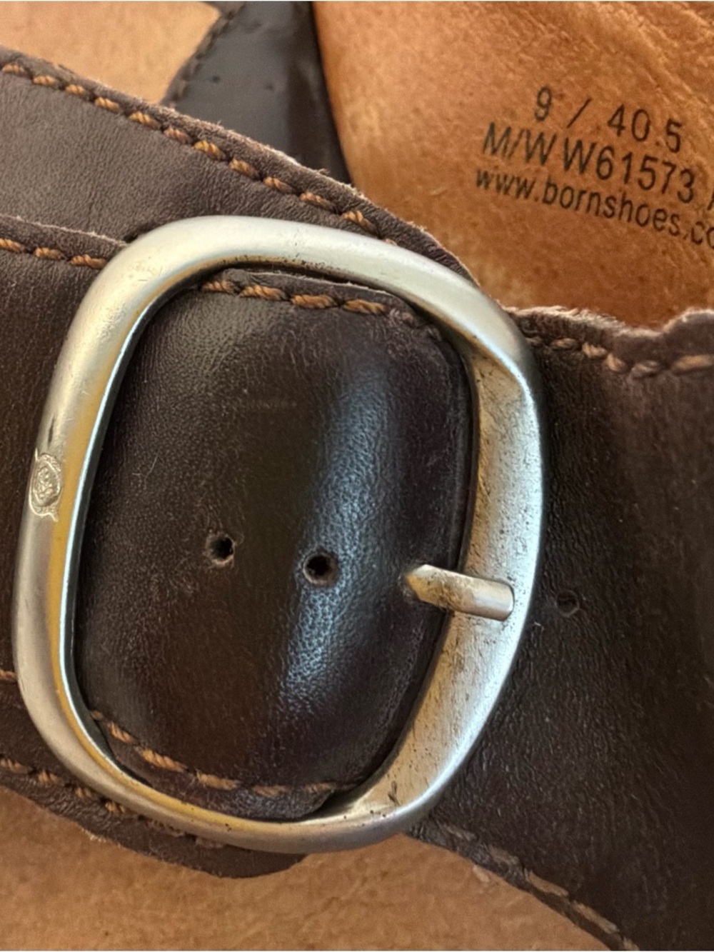BORN…Leather Sandals - Picture 5 of 10
